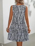 Women's Summer Dress with Pattern for Leisure