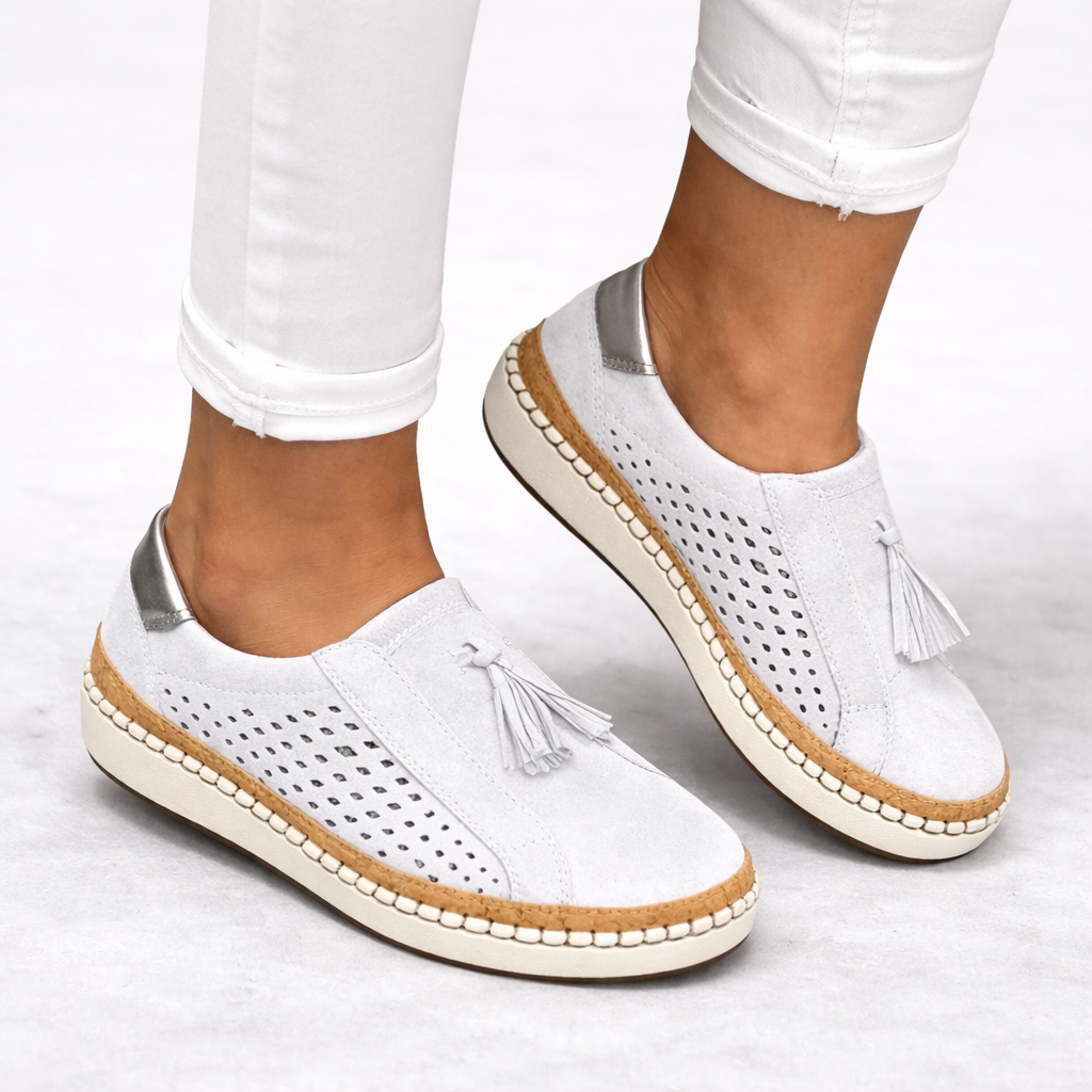 Women's Tassel Slip On Shoes for Everyday Summer Wear