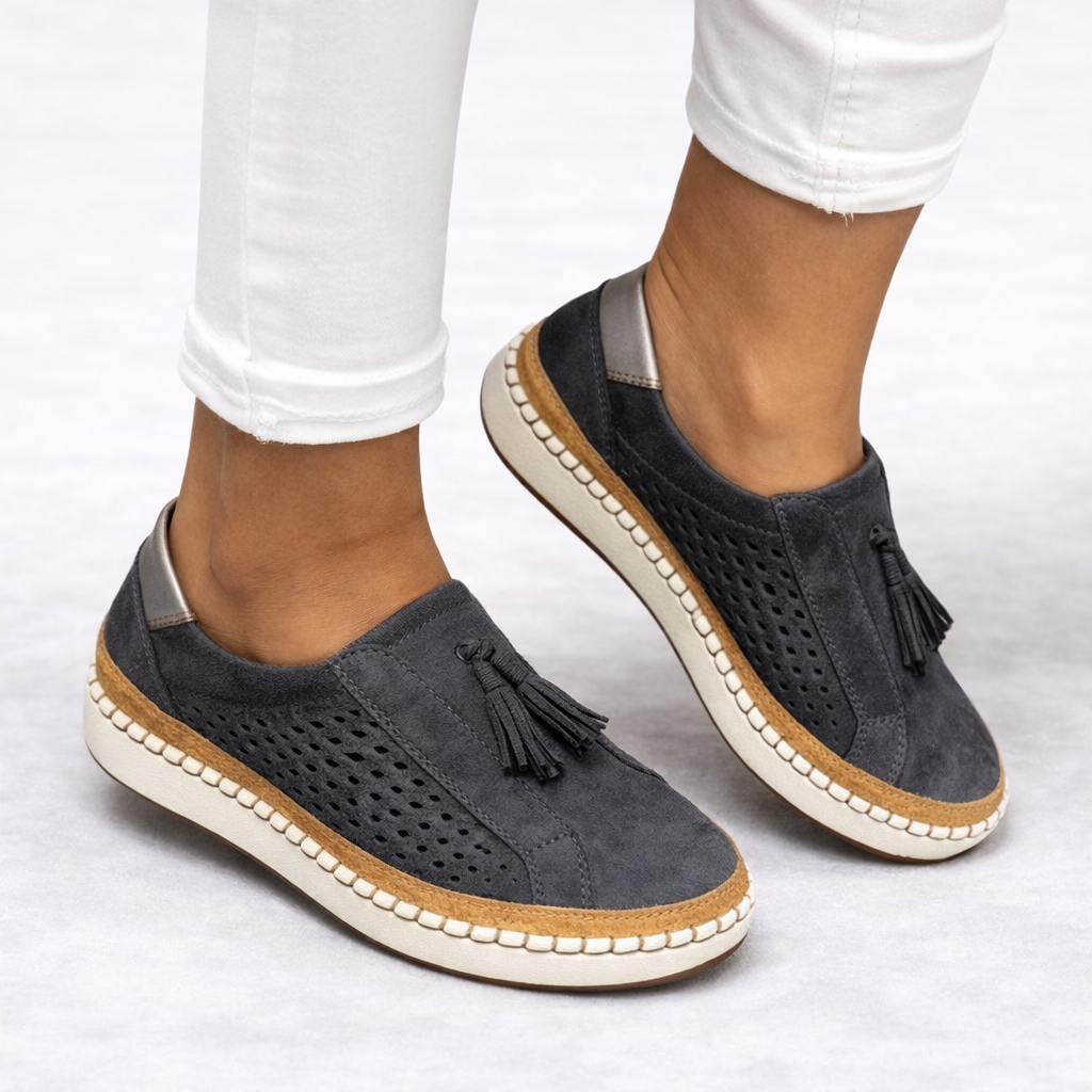 Women's Tassel Slip On Shoes for Everyday Summer Wear
