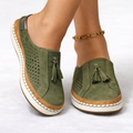 Women's Tassel Slip On Shoes for Everyday Summer Wear