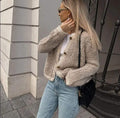 Women's Textured Button Cardigan for Cooler Days