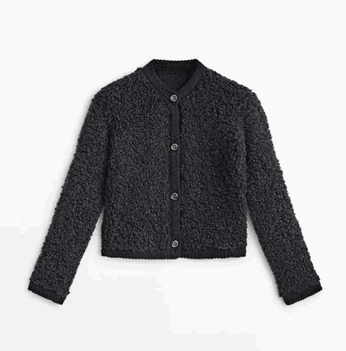 Women's Textured Button Cardigan for Cooler Days