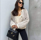 Women's Textured Button Cardigan for Cooler Days