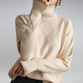 Women's Turtleneck Sweater for Autumn Winter Wear