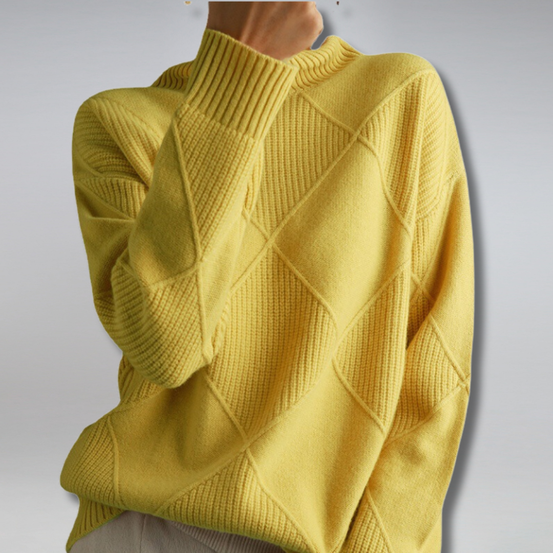 Women's Turtleneck Sweater for Autumn Winter Wear