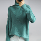 Women's Turtleneck Sweater for Autumn Winter Wear