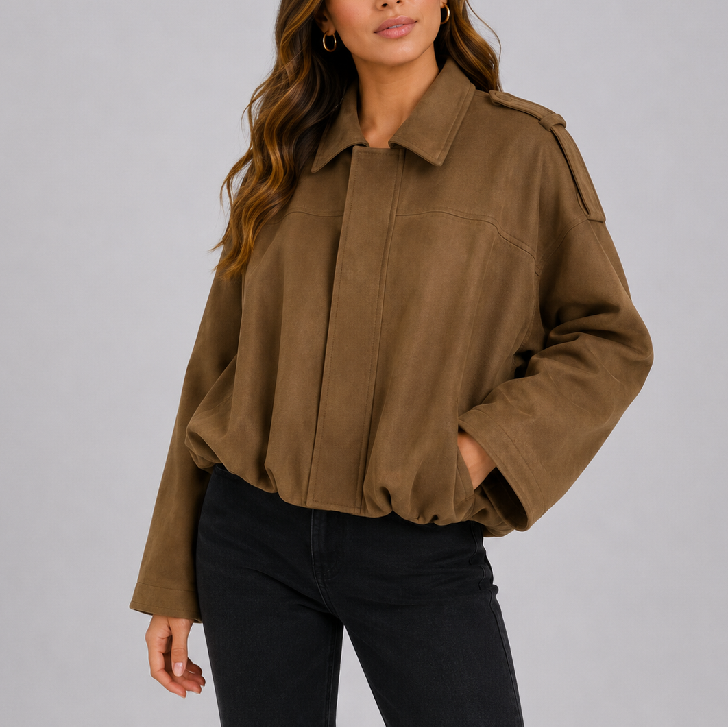 Women's Utility Jacket for Autumn Winter Everyday Wear