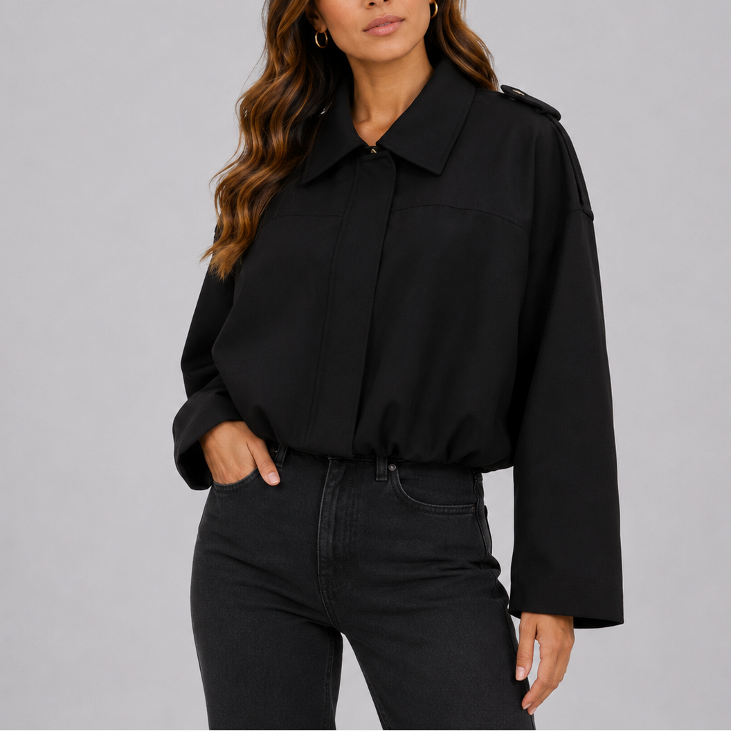 Women's Utility Jacket for Autumn Winter Everyday Wear