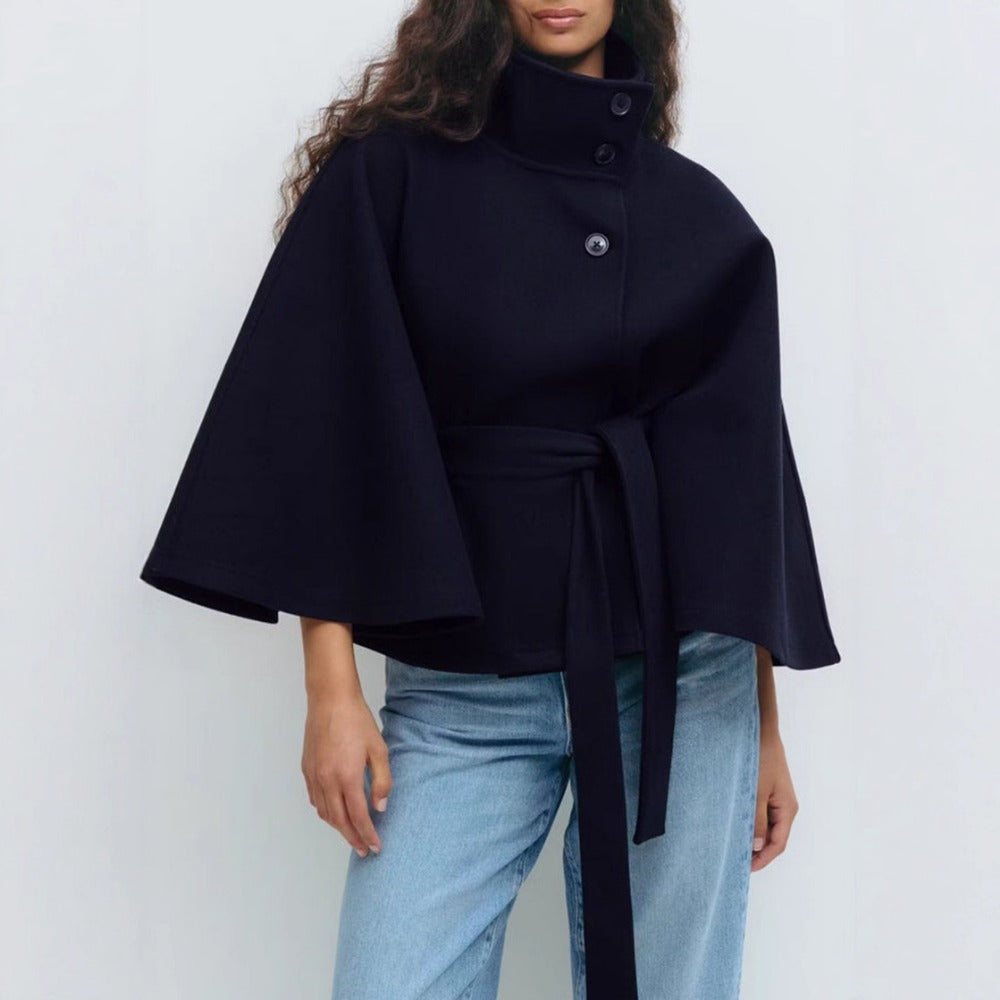 Women's Wrap Coat for Cooler Autumn Days