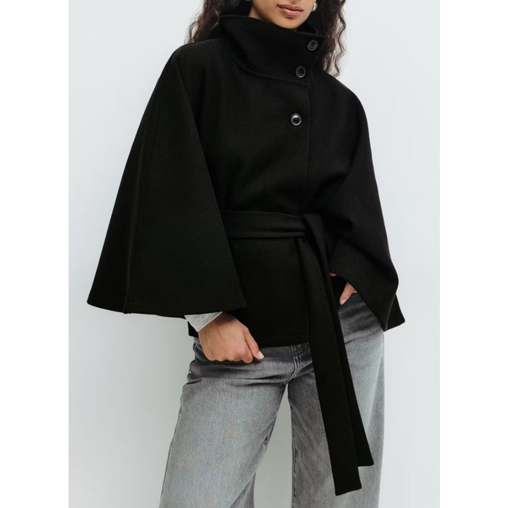 Women's Wrap Coat for Cooler Autumn Days