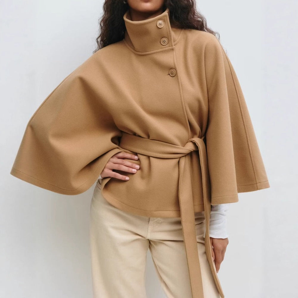 Women's Wrap Coat for Cooler Autumn Days