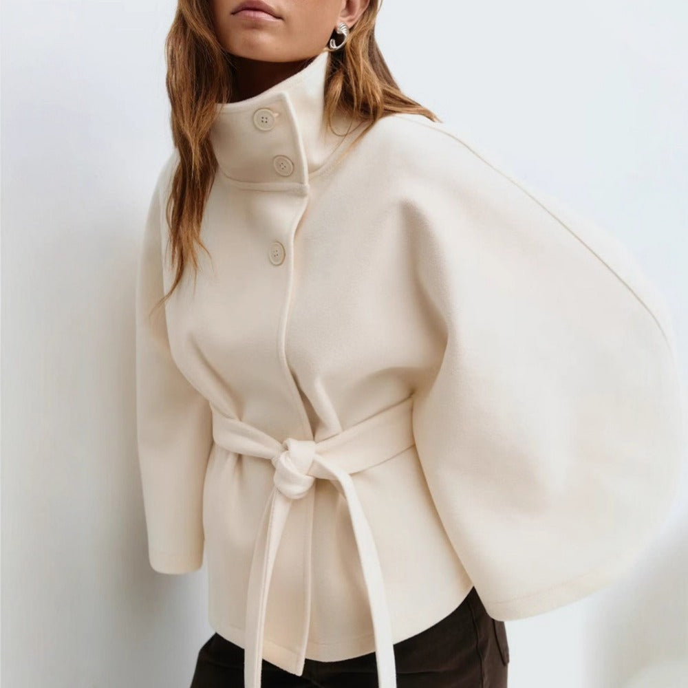 Women's Wrap Coat for Cooler Autumn Days