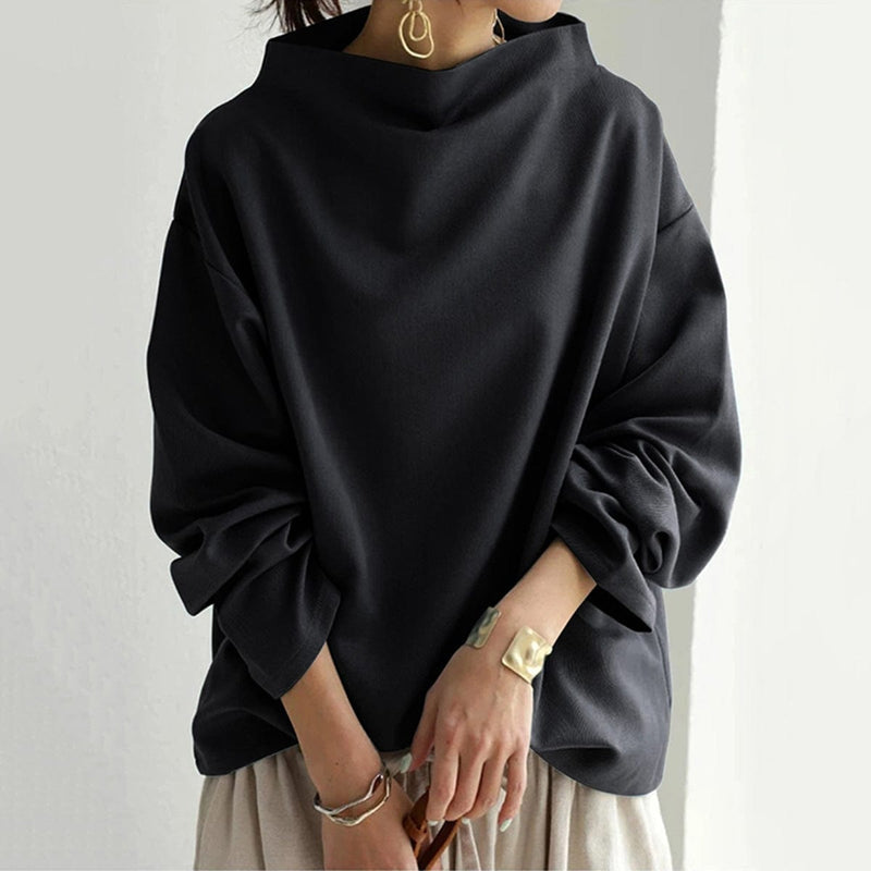 Women's High Neck Knit Top – additional view 1