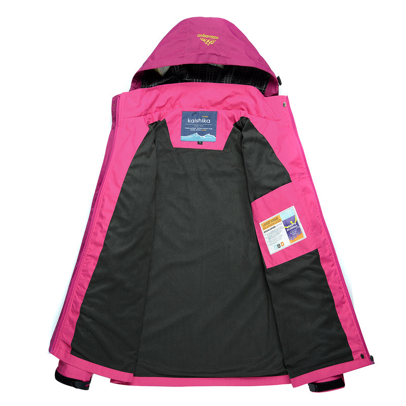 Women's Hooded Outdoor Jacket with Zip Pockets – additional view 2