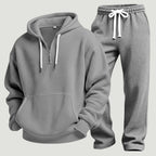Men's Hooded Zip Front Jogger Set Everyday Wear