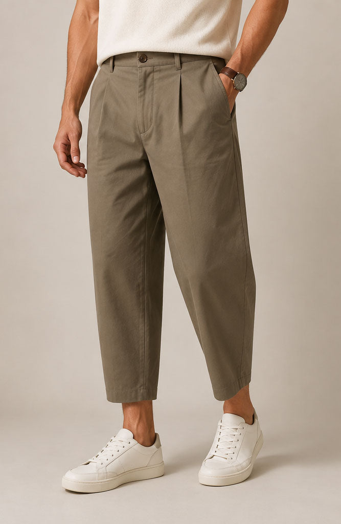 Men The Cropped Barrel Pant