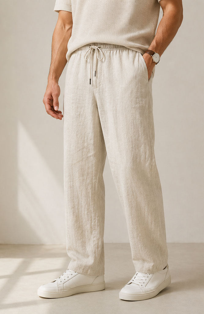 Men The Relaxed Linen Pant
