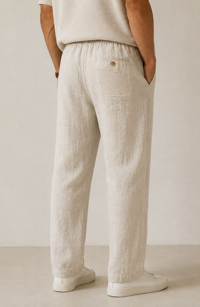 Men The Relaxed Linen Pant